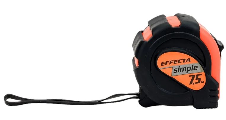 Рулетка "EFFECTA"   Simple   7,5м/25мм  570725