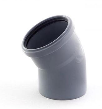 Отвод канализационный 110х15° (1/20)