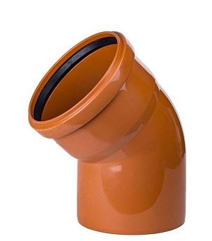 Отвод канализационный наружный 110х30° (1/20)