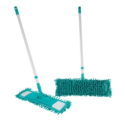 Швабра насадка плоская микрофибра 14*44см,ручка 120см тел,лапша,карм,МОРМ4/310416 Рыжий Кот