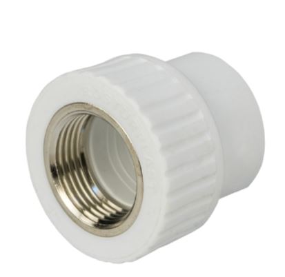 Муфта комбинированная вн.рез. 20х3/4" Damento белый (10/270)