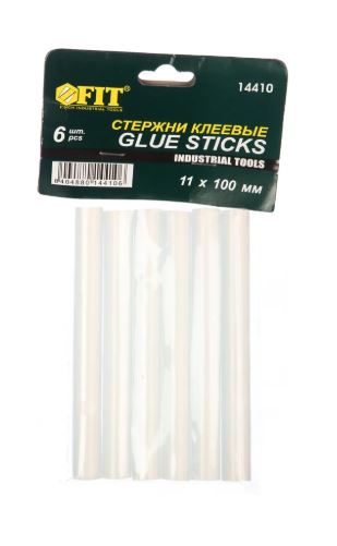 Стержни клеевые FIT прозрачные 11х100 мм 6 шт