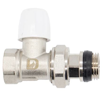 Клапан нижний радиаторный прямой с уплотнительным кольцом 1/2" В-Н Damento Clima (5/40)