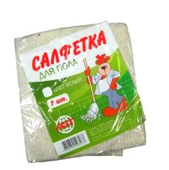 Тряпка для пола хлопок 50*60см,180гр/м2,белая,381619/AST