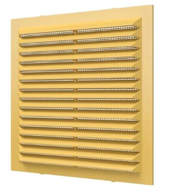 Решетка вентиляционная вытяжная АБС 234х234 "2323С", БЕЖЕВАЯ/ERA (1/60)