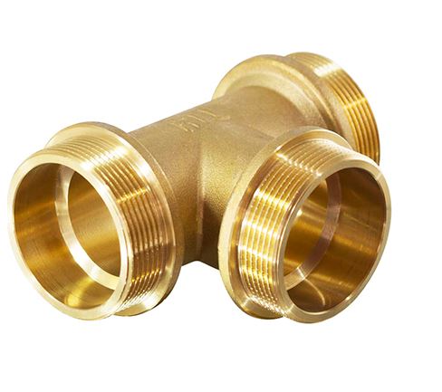 Тройник 25 (1") наружная/наружная/наружная резьба TIM TM444 (5/30)