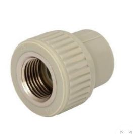 Муфта комбинированная вн.рез. 20х3/4" Damento серый (10/270)