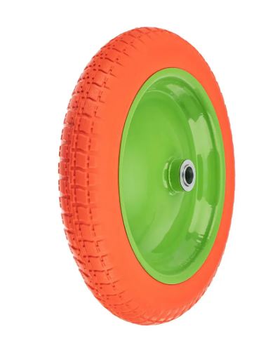 Колесо СИБРТЕХ 3.00-8 полиуретановое ось 90 мм подшипник 20 мм