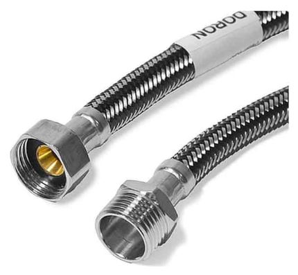 Подводка д/воды  DORON с оплетением из нержавейки и фибро-нейлона 1/2 г/ш   50 см (5/200)