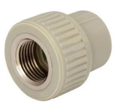 Муфта комбинированная вн.рез. 32х1" Damento серый (10/120)