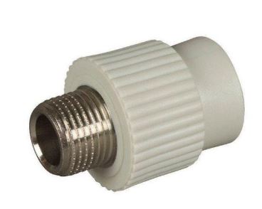 Муфта комбинированная нар.рез. 40х1 1/4" Damento серый (2/70)