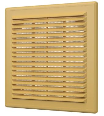 Решетка вентиляционная вытяжная АБС 208х208 "2121Р", БЕЖЕВАЯ/ERA (1/40)