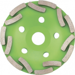 Чашка алмазная зачистная 125мм, двухрядная Сибртех