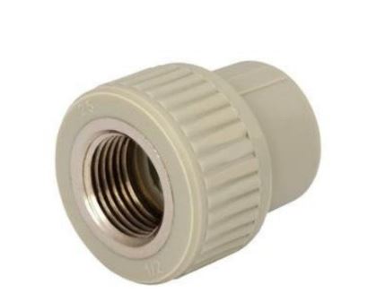 Муфта комбинированная вн.рез. 25х 3/4" Damento серый (10/220)