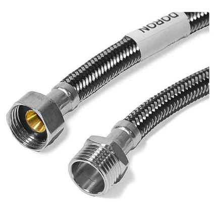 Подводка д/воды  DORON с оплетением из нержавейки и фибро-нейлона 1/2 г/ш   60 см (5/170)