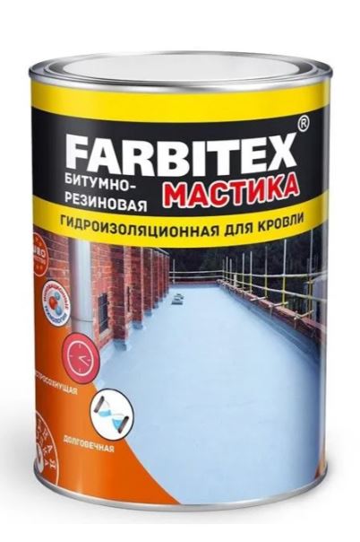 Мастика битумно-резиновая FARBITEX (2,0кг)