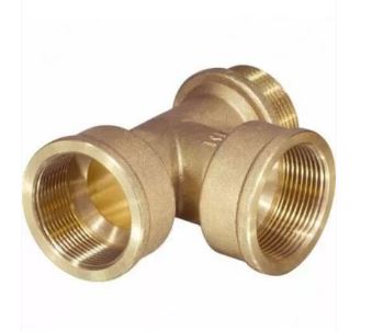 Тройник 15 (1/2") внутренняя/внутренняя/наружная резьба TIM TFFM222 (10/80)