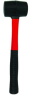 БИБЕР 85399 Киянка резиновая, фиберглас. рукоятка "Стандарт" 550г (65мм) (6/48)