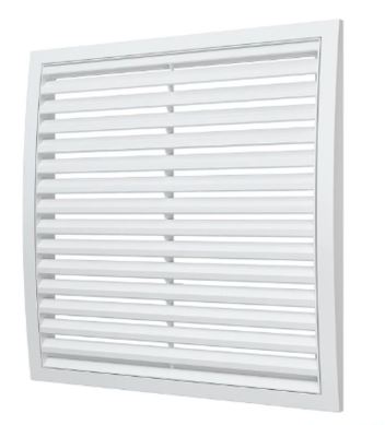 Решетка вентиляционная вытяжная АБС 350х350 "3535РР"/ERA (1/18)