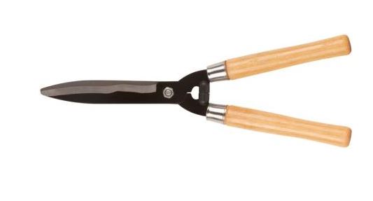 Кусторез, волнистые лезвия с тефлоновым покрытием, деревянные ручки 500 мм (код 77107)