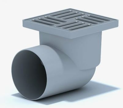 Трап пластик  ф110 горизонтальный (1/40)