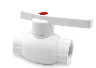Кран шаровый 1v 20 Damento белый (10/60)