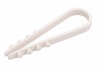 Дюбель-хомут (нейлон) 5-10мм 100шт белый