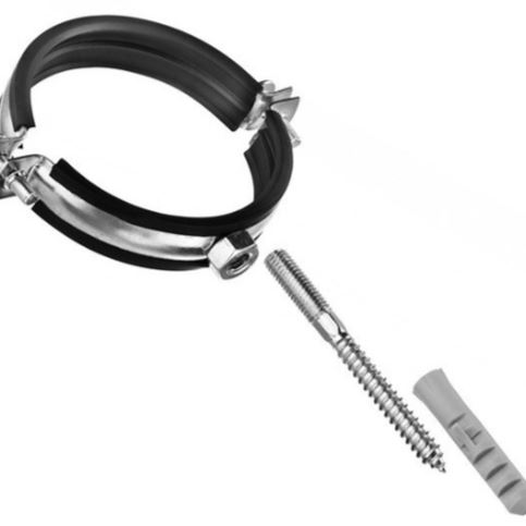 Хомут с резинкой (полный комплект) 6" (159-166)  Damento (2/30)