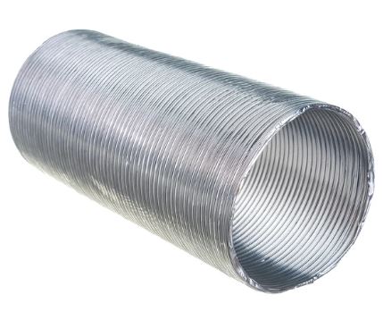 Воздуховод гибкий алюминиевый гофрированный "12,5ВА", D 125 мм/ERA (1/12)