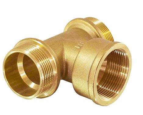 Тройник 20 (3/4") наружная/внутренняя/наружная резьба TIM TMFM333 (5/40)