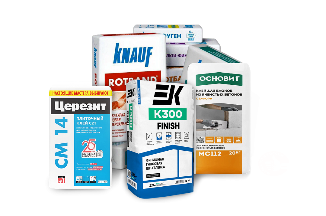 Строительные смеси